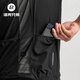 Rock Brothers Windproof Cycling Vest Men's Vest Warm Road Mountain Bike Clothing Breathable Sleeveless Top Black XXXL