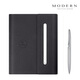MODERN CREATIVE DESIGNMODERN多功能充电商务会议记事本A5活页定做内页刻字带充电宝的笔记本子公司定制logo高档办公文 A款灰色