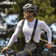 INBIKE quick-drying sweatshirt bottoming vest men's cycling clothing mountain road bicycle long-sleeved top white M