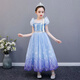 Vinoa Frozen Elsa Princess Dress Summer Children's Birthday Style Dress Girls Elsa Dress Mesh Skirt Main Image 120
