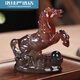 Creative color-changing tea pet ornaments, tea table, tea table, tea art and tea set ornaments, high-quality products that can raise horses to make money immediately. The horses turn to yellow jade color.