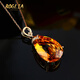 BOGLIA 22.86 carat citrine pendant for women 18k gold inlaid with colored gemstones niche high-end gift for girlfriend 22.86 carat