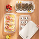 SUPOR dumpling storage box multi-layer refrigerator household food-grade freezing special thickened fresh-keeping microwave heating multi-functional dumpling box 3 layers with lid