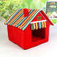 Zigman Zigman. Dog kennel, small dog and cat kennel, warm in autumn and winter, removable and washable for all seasons, closed style dog kennel, extra large [recommended 40Jin [Jin equals 0.5kg] for pets]*
