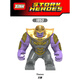 LEGO high building block minifigures are compatible with the hero series assembled cool mecha adult figures 1047