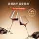 DELISOGA red wine glass set for home Bordeaux luxury creative crystal glass decanter large wine goblets 2 pieces-Crystal-Bordeaux 500ml