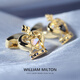 WILLIAM MILTON Golden Crown High-end French Cufflinks Men's Light Luxury Cuff Buttons Customized Shirt Cuffs Crown of Glory