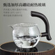 Jinpan Glass Automatic Tea Set Lazy Magnetic Kung Fu Teapot Tea Cup Tea Making Artifact Three-piece Set Light Luxury High-end Palace Lantern Magnetic Tea Set