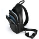 L/M new chest bag men's shoulder bag men's casual crossbody bag multifunctional student travel bag large capacity motorcycle bag trend 1048 black