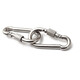 BAI MU GE lock buckle, rope buckle, safety buckle, nut, spring buckle, carabiner, chain connection buckle, mother M5*50 (standard type) 3 pieces