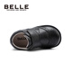 Belle Children's Shoes Toddler Leather Shoes Spring and Summer Boys Black Student Shoes 2-4 Years Old Baby Soft Soled Shoes Children's Performance Shoes Black 15 Reference Foot Length 145mm