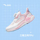 
Anta children's sneakers for men and women children's autumn and summer net leather knob button technology Lingyun running shoes [Girls] White/light pink/frozen blue 9903-2 28