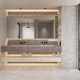 XMSJ600X1200 Terrazzo coloré Tiles en céramique Mall Hôtel Matte Concave et Convex Washing Tiles de plancher Full Ceramic Tiles MS12610 600 * 1200