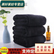 Rongtao thickened black towel barber shop dry hair towel makeup artist special tablecloth ratio black bath towel 80180C 80*180CM black bath towel
