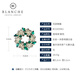 Blanche (Blanche) Goddess Gift Bauhinia Brooch Women's Light Luxurious Temperament Crystal Corsage Generous Versatile Pin Teacher's Day Gift Emerald