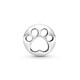 PANDORA (PANDORA) Hollow Cute Claws and Footprints Charm Beaded Jewelry Accessories Birthday Gift for Girlfriend Charms One Size