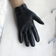Gold Longyue Men's Lambskin Genuine Leather Gloves Touch Screen Thin Unlined Single Layer Soft Sheepskin Driving Outdoor Gloves Split Finger Spring Autumn Winter Plus Velvet Warm Black Plus Small Hand Repair Black L Unlined