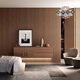 Miaopule 2024 new invisible door and wall integrated background wall grille door custom solid wood veneer wainscot door TV bed measurement size