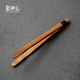 Juyu porcelain tea clip bamboo wooden tea spoon cup clip tea tweezers tea ceremony accessories tea needle scissors pot pen tea shovel Pu'er tea knife E tie rope bamboo long tea clip 21.5*1.2cm