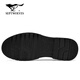 Septwolves men's shoes winter 2025 new sneakers men's breathable thick-soled wear-resistant work shoes trendy versatile business casual leather shoes black 43