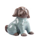 Bamboo celadon cute puppy tea pet ornaments tea set accessories creative ceramic handmade zodiac cute dog tea table decoration can be raised Xiaowangcai-Ge Kiln