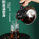 Yanyu stainless steel coffee pot, steel bottom American heated coffee pot, induction cooker insulation stove, coffee supplies teapot