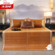 Bejirog mat summer cool mirror bamboo mat foldable dormitory summer air-conditioned mat cool carbonized 0.9m bed 90*190