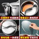 Enshousu one-piece odor-free mandarin duck hotpot with lid, ultra-thick stainless steel kitchen shabu-shabu, double-flavor pot, one-piece molding, with glass 32cm, emergency treatment 316 food grade I hour