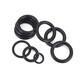 Jinggong (JINGGONG) rubber sealing ring o-ring set o-shaped rubber ring nitrile oil seal sealing ring waterproof and high temperature resistant black gasket hardware repair 24 types of large repair box recommended
