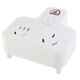 Bullet head 16A high power one to two sockets/master control switch/power converter/conversion plug/socket converter/2-position wireless power strip TS-552K