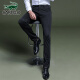 Cardile crocodile trousers men's business classic non-iron elastic anti-wrinkle men's casual trousers men's black 33/3XL