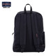 JANSPORT Jasper School Bag Lightweight Backpack Men's and Women's Travel Bag Simple Backpack Computer Bag Student Campus 4QUE008 Jazz Black-Side Bag + Compartment