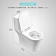 Huida Badezimmer Flush Toilette Haushalt Keramik integrierter Toilettenstrahl Siphon großer Impuls großer Rohrdurchmesser wassersparende Toilette 6218n Runde Modell 305/300 mm