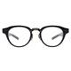 Four Nines999.9 Cadre de lunettes importée du Japon pour hommes et femmes, planches de mode de luxe légères + Titanium Full Frame Myopia Glasses Frame M-150 9903 Black