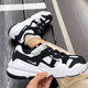 耐克（NIKE）女鞋2025新款夏季TECH HERA复古运动老爹鞋休闲鞋跑步鞋 DR9761-101黑白 38