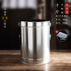 Mianxiaocheng stainless steel tangerine peel barrel tea barrel large iron barrel thickened storage sealed tank tea storage tank special large capacity 10Jin Jin equals 0.5kg barrel 30*33cm comes with inner film bag