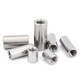 Jinchao 304 stainless steel extended thick high round nut through wire connection nut column screw joint welding high voltage screw nut M3* 5*10 (5 pieces) extended