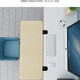 Yijia Desktop Extension Board No-Punch Foldable Desktop Extension Board Bracket Square Light Walnut 75*24