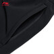 Li Ning K velvet warm windproof and water repellent sports pants men's fitness series new leggings sports pants velvet black-1 M
