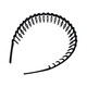 Men's hairbands invisible face wash hairpins boys sports hairbands 2025 new trendy internet celebrity hairbands 07 black matte hairbands