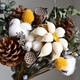 AIMAN dried flowers immortal flower decorative ornaments cotton real flowers small fresh eucalyptus leaves daisies pine cones living room bedroom flower arrangement wealth flower + snow lotus + immortal off-white hydrangea dried flower bag