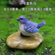 Phoebe gardening micro-landscape ornaments bird resin crafts cute simulated bird's nest gardening bonsai decorative bird eggs small blue bird