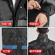Shengli Reflexión reflectante Split Rescue Saneamiento Construcción de tráfico en servicio Traje de control de inundaciones de tráfico 210t PVC PVC BR2-671 Negro 4xl