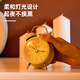 Deli Children's Day Mini Luminous Alarm Clock Family Bedroom Bedside Clock for Children and Students Special Wake-up Artifact for the Start of School Essential Yellow 9024 New Year's Gift for the Start of School and the School Season
