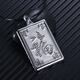 Pt.CharmPt950 platinum men's pendant, Ping An Guanyin square plate pendant, blessing platinum pendant, front and back Buddha pendant. If it is not in stock, it can be customized. Take 15g as an example.