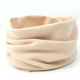 Autumn and winter [Fever German Velvet] Scarf plus velvet thickened neck cover for warmth and windproof neck protection neck cover for men and women solid color German Velvet scarf-[Apricot color]
