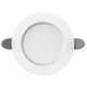 Foshan Lighting (FSL) 5.8G Intelligent LED Induction Downlight Radar Human Body Sensor Light Embedded Microwave Induction Downlight 5.5W Open Hole 75-95mm White Light (6500K)