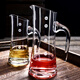 Crystal white wine dispenser with scale, red wine dispenser, decanter, wineware and flask, 750ml without scale