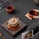 SUSHI CERAMICS purple clay pot Dunhuang Baoxianghua one pot two cups teacher Chen Guozai's work gift box holiday souvenir