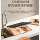 Diemei x1 single-slot dishwasher, independent dishwasher, fully automatic household small embedded installation-free smart dishwasher, sterilization and drying all-in-one machine, effectively removes fruit and vegetable pesticide residues x1 single-slot dishwasher, right dishwasher